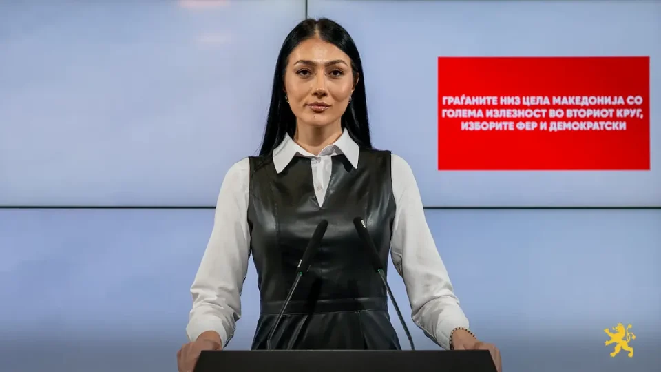 ФЕР И ДЕМОКРАТСКИ ИЗБОРИ: Граѓаните низ цела Македонија со голема излезност во вториот круг, вели Андоновска