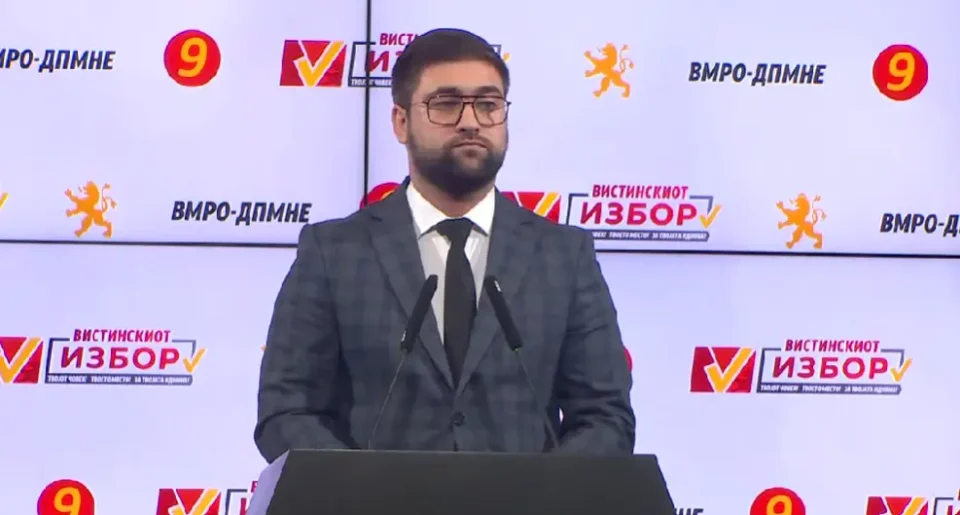 (ВО ЖИВО) Прес-конференција на ВМРО-ДПМНЕ по затворањето на избирачките места