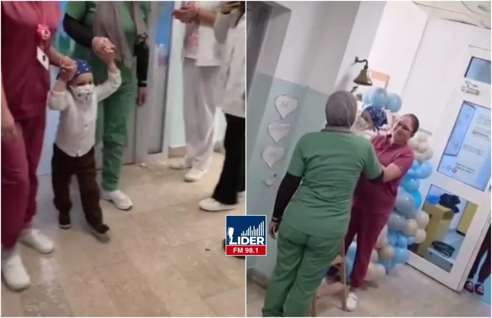 (ВИДЕО) РАДОСНА ВЕСТ ОД КЛИНИКАТА ЗА ДЕТСКИ БОЛЕСТИ: Малиот Медиан ја освои тешката битка и ѕвонеше на победничкото ѕвонче