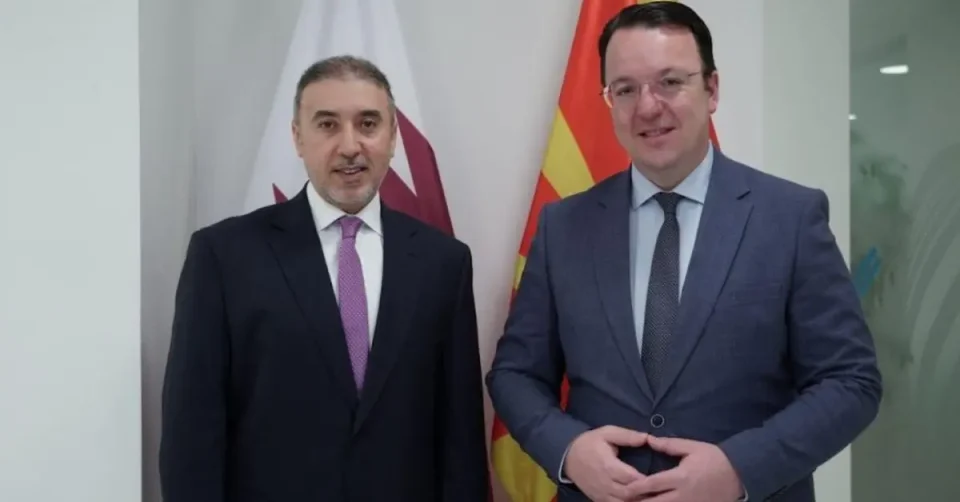 НА ПОВИДОК ДИРЕКТЕН ЛЕТ СКОПЈЕ-ДОХА: Николоски на средба со амбасадорот на Катар