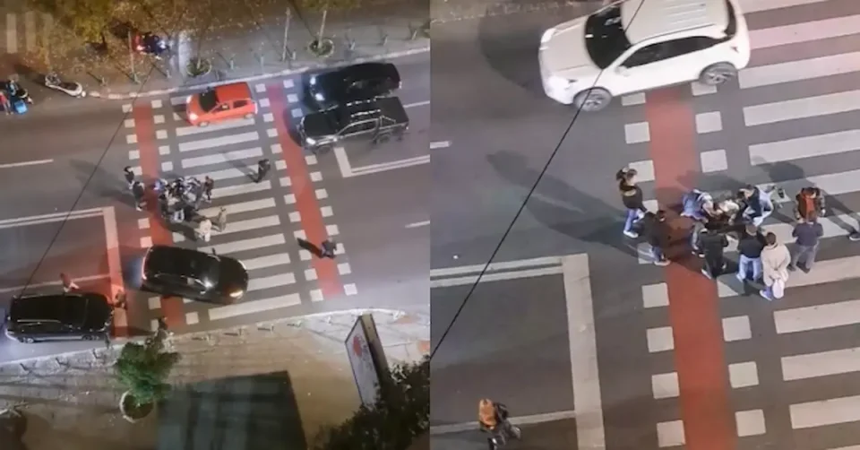 (ВИДЕО) ЖЕНА УДРЕНА ОД ЏИП НА ПЕШАЧКИ ПРЕМИН: Возачот побегнал од местото на несреќата во центарот на Скопје