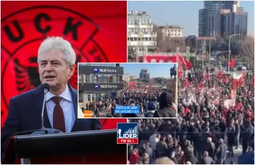 МИРНО ЗАВРШИ ДЕНЕШНИОТ ПРОТЕСТ ЗА УЧК: Ахмети доживеа фијаско, само 2.000 луѓе на плоштадот