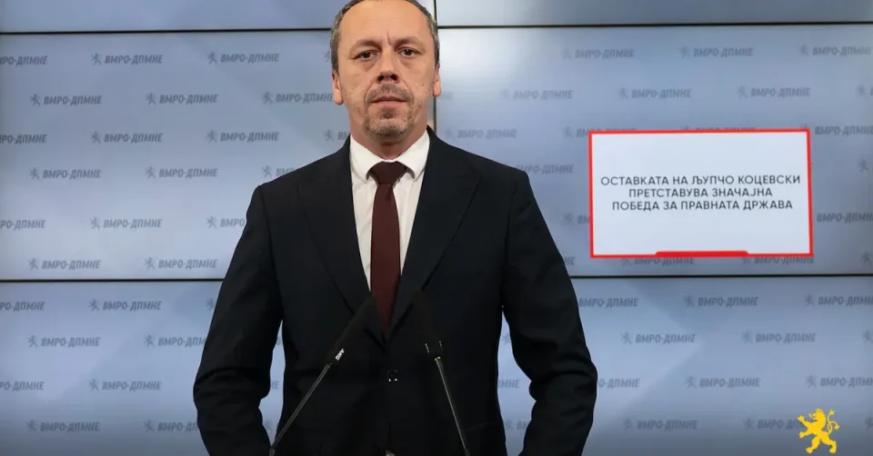 (ВИДЕО) Петрушевски за оставката на Коцевски: Се става крај на еден мрачен период, во кој Обвинителството беше перципирано како партизиран механизам