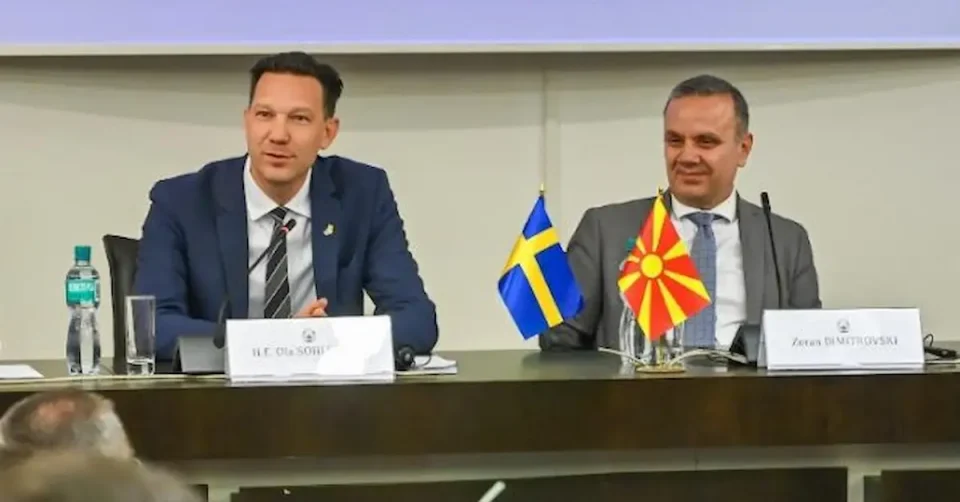 ЕКОНОМСКА СОРАБОТКА СО ШВЕДСКА: Димитровски најави конкретни проекти