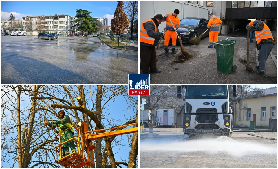 (ФОТОГАЛЕРИЈА) ЃОРЃИЕВСКИ: Темелно се чисти Клиничкиот центар „Мајка Тереза“