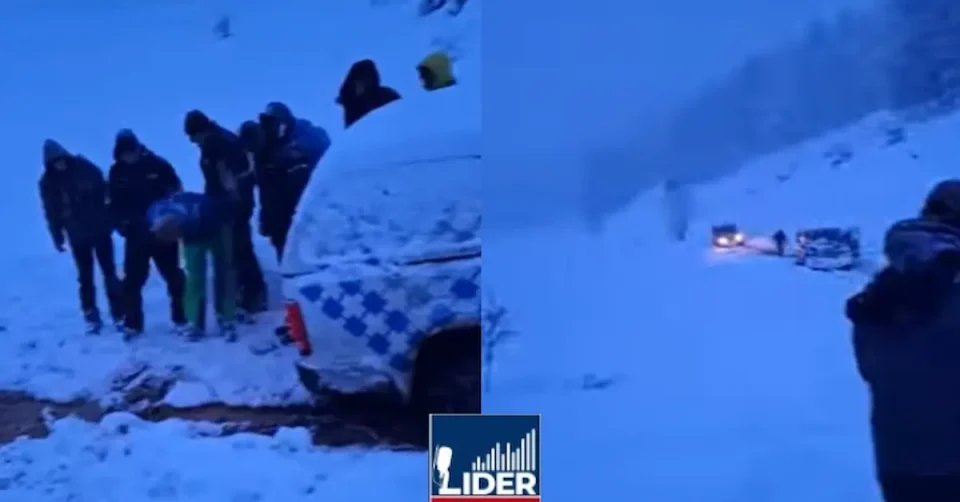 (ВИДЕО) АКЦИЈА НА МВР: Спасени се двајца вработени на А1 кај Лазарополе