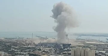 По лансирањето на иранските балистички ракети и беспилотни летала, експлозии беа регистрирани во Бахреин, Обединетите Арапски Емирати