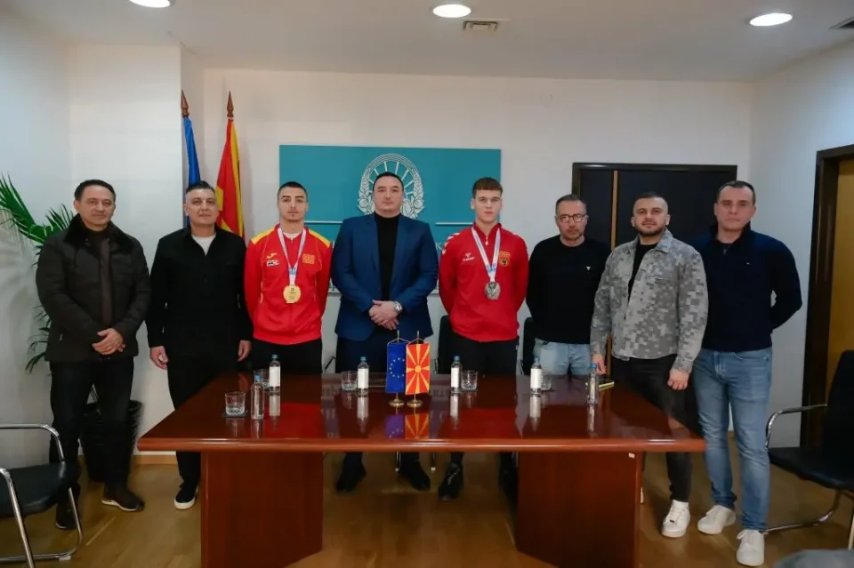 Финансиска поддршка за младите македонски каратисти, кои со голем успех настапија на Европското првенство во Лимасол, Кипар