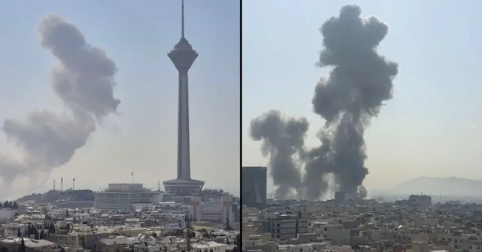 (ВИДЕО) САД И ИЗРАЕЛ ГО НАПАДНАА ИРАН: Одекнуваат експлозии во Техеран!