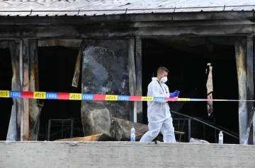 пожарот во модуларната болница