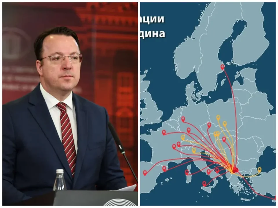 Николоски: Отворени 22 нови рути кои ја поврзуваат Македонија со цела Европа