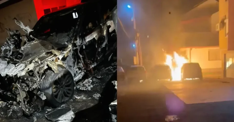 Запалени се два автомобили во Струмица, нема повредени