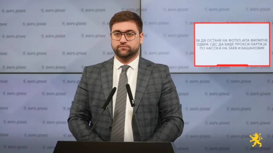 Манасиевски: Филипче ја претвори СДС во „прокси“ партија под диктат на Заев и Башановиќ