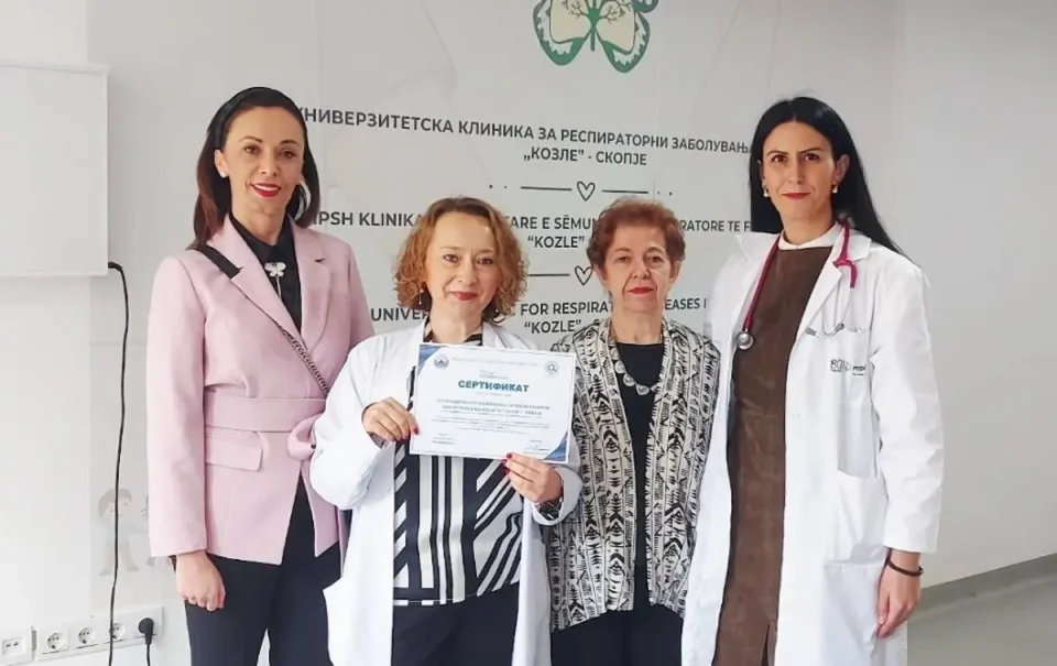 Клиниката за детски респираторни заболувања Козле доби акредитација за квалитет и безбедност