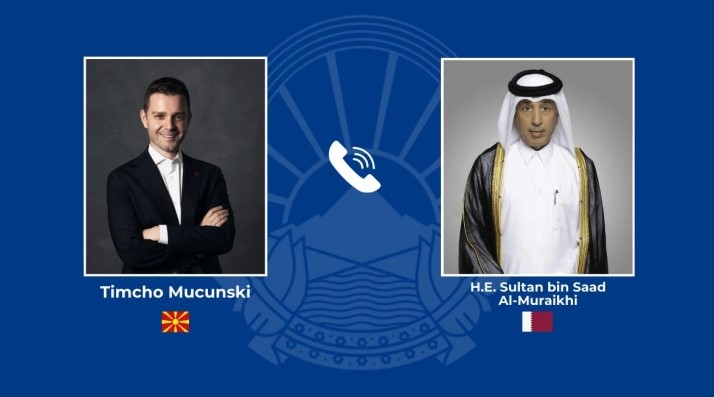 Телефонски разговор Муцунски-Ал Мураихи: Цврста солидарност и целосна поддршка кон Катар