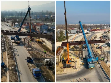 Градоначалникот на Скопје, Орце Ѓорѓиевски објави дека започна поставувањето на мостот на Момин Поток, дел од инфраструктурниот