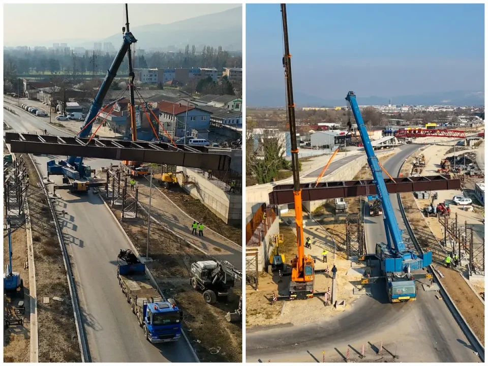 (ФОТО) Ѓорѓиевски: Се поставува мостот на Момин Поток