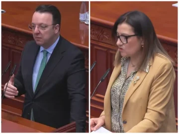 Вицепремиерот Александар Николоски во реплика на пратеничката на СДСМ Јована Тренчевска  ја обвини претходната власт дека го контролира