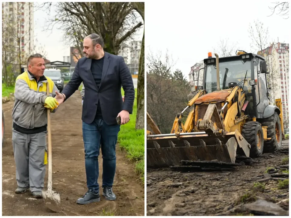 (ФОТО) Ѓорѓиевски: Целосна реконструкција на пешачките патеки