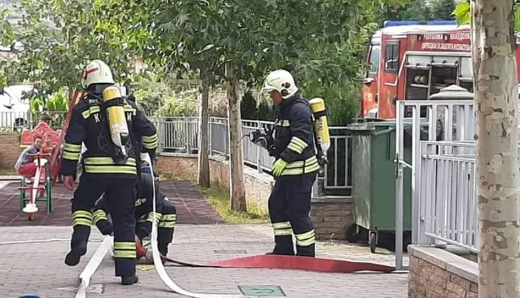 ПОЖАР ВО ПРЕЧИСТИТЕЛНАТА СТАНИЦА ВО КОЧАНСКО: Запалени цевки од системот за метан