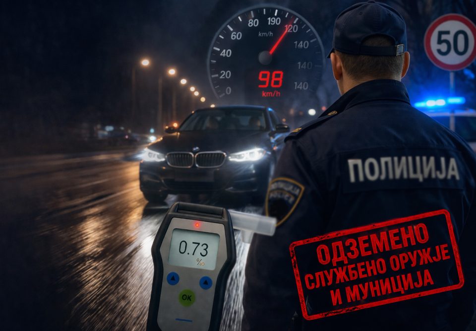 Кривична за полицаец: Возел иако имал забрана, пијан и двојно побрзо