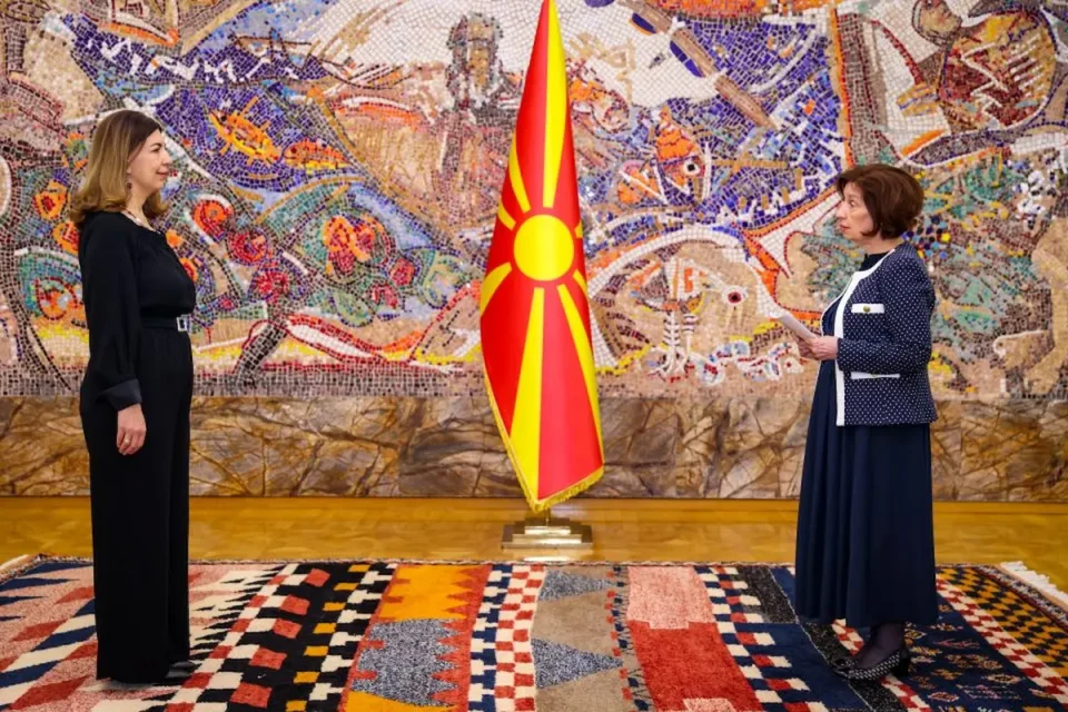 Сиљановска-Давкова ги прими акредитивните писма на новоименуваната амбасадорка на Ерменија