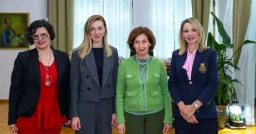 Разговори за дијаспората и Самитот: Сиљановска-Давкова се сретна со претставнички на „Македонија 2025“