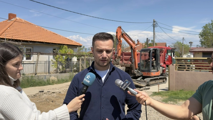 Градежни активности во карбинското село Таринци