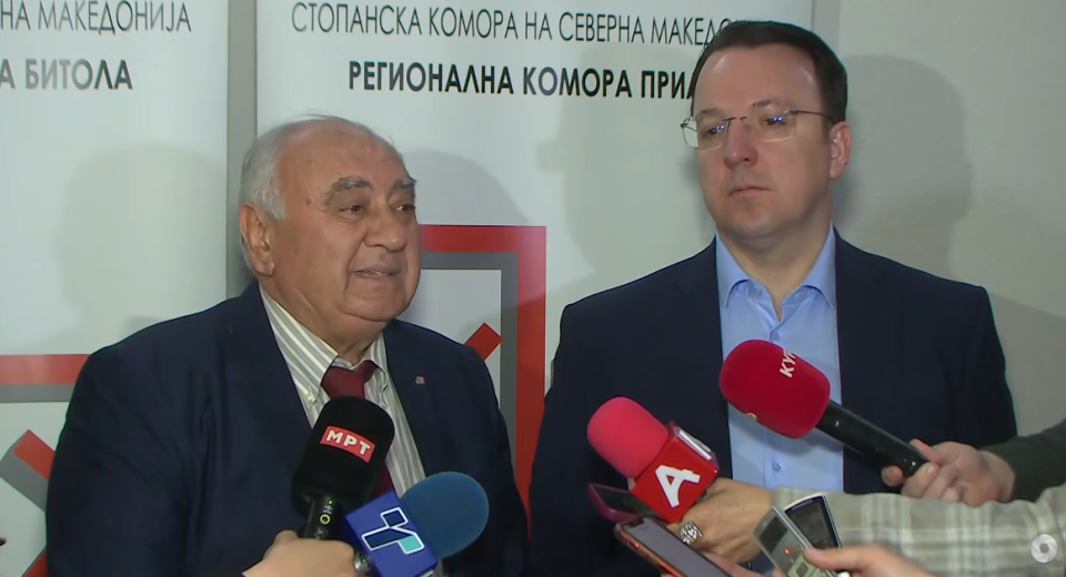 ВО ЖИВО Вицепремиерот Николоски на средба со Регионалните комори од Битола и Прилеп