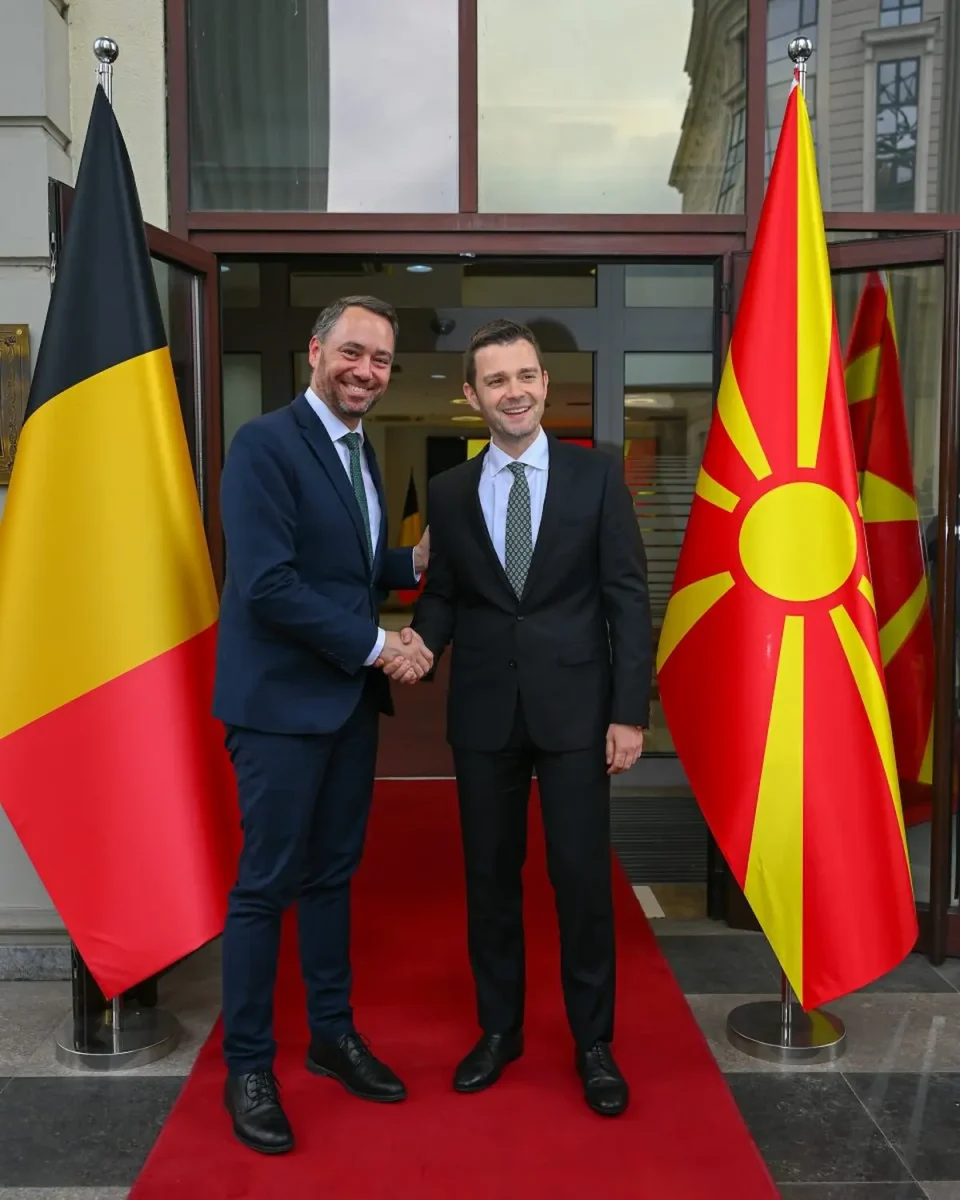 Муцунски и Прево: Разговори за евроинтеграции и продлабочување на соработката со Белгија