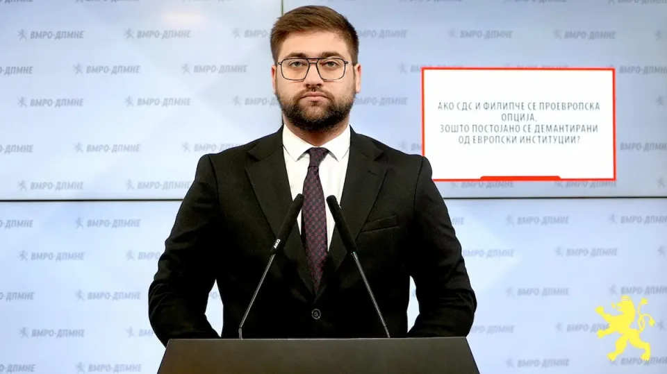 Манасиевски: Ако СДС и Филипче се проевропска опција, зошто постојано се демантирани од европски институции?