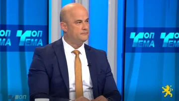 Велјановски: Рејтингот на СДС кој вртоглаво паѓа е резултат на нивните погрешни политики спротивни на националните интереси