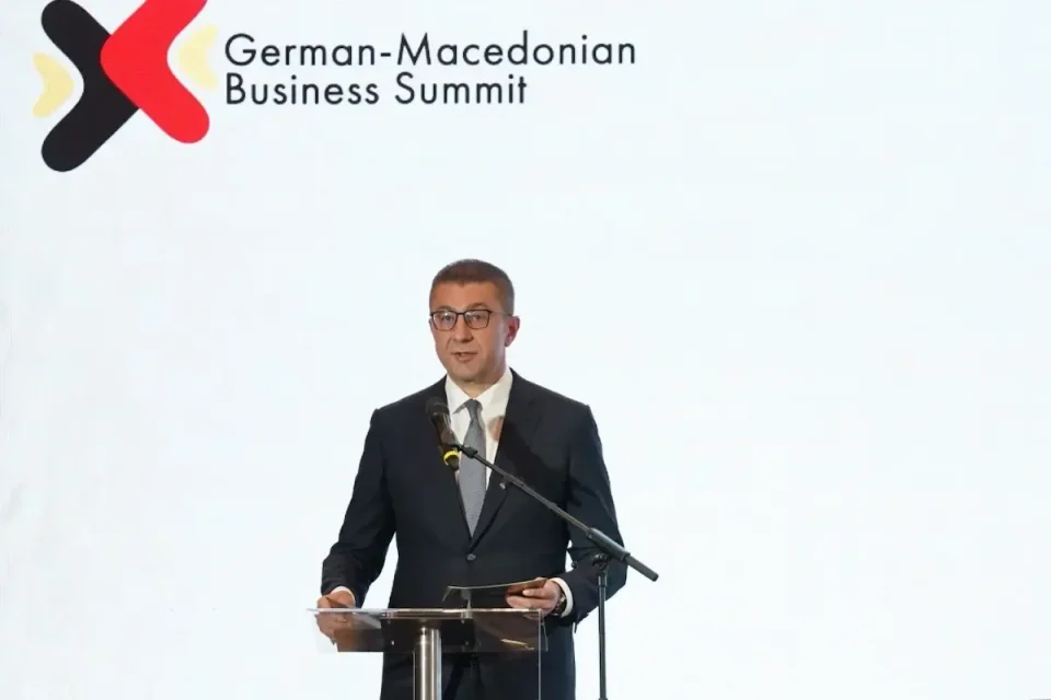 (ВИДЕО) Мицкоски: Германските компании се партнери во трансформацијата на македонската економија