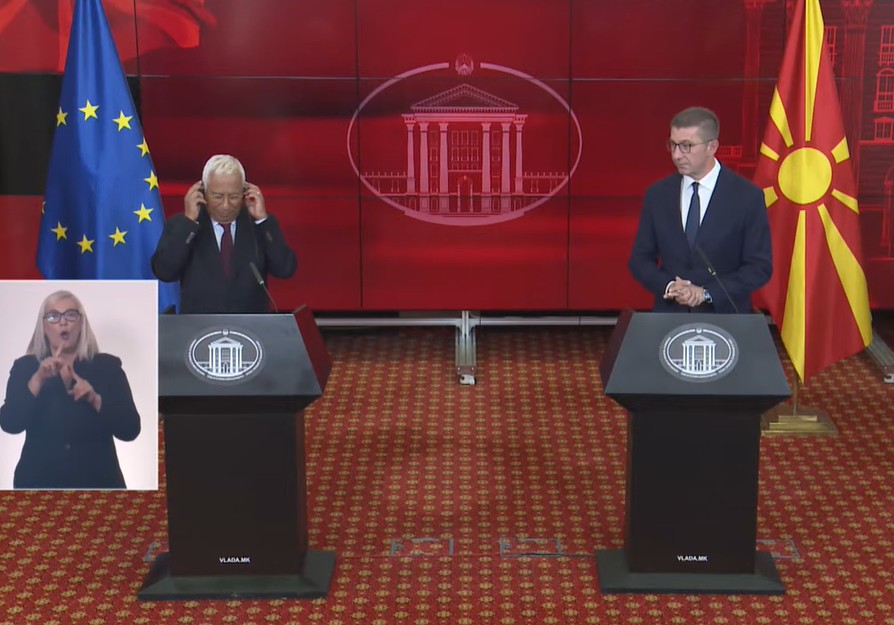 Мицкоски: Нашата позиција е јасна – Македонија не бара олеснувања, туку еднаков третман