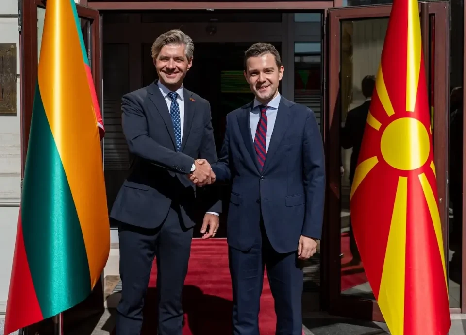 Литванија останува силен поддржувач на европскиот пат на Македонија