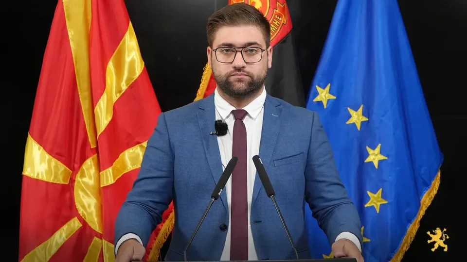 Манасиевски: СДС и Левица во коалиција за блокада на Изборниот законик, ниските рејтинзи на двете партии го вклучи алармот