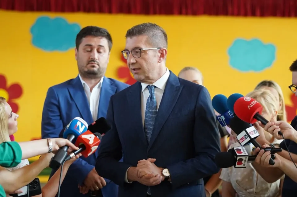Мицкоски: Блиску сме до конечно решение за Изборниот законик кој е дел од Реформската агенда, очекуваме повторно да ја потврдиме позицијата дека сме први