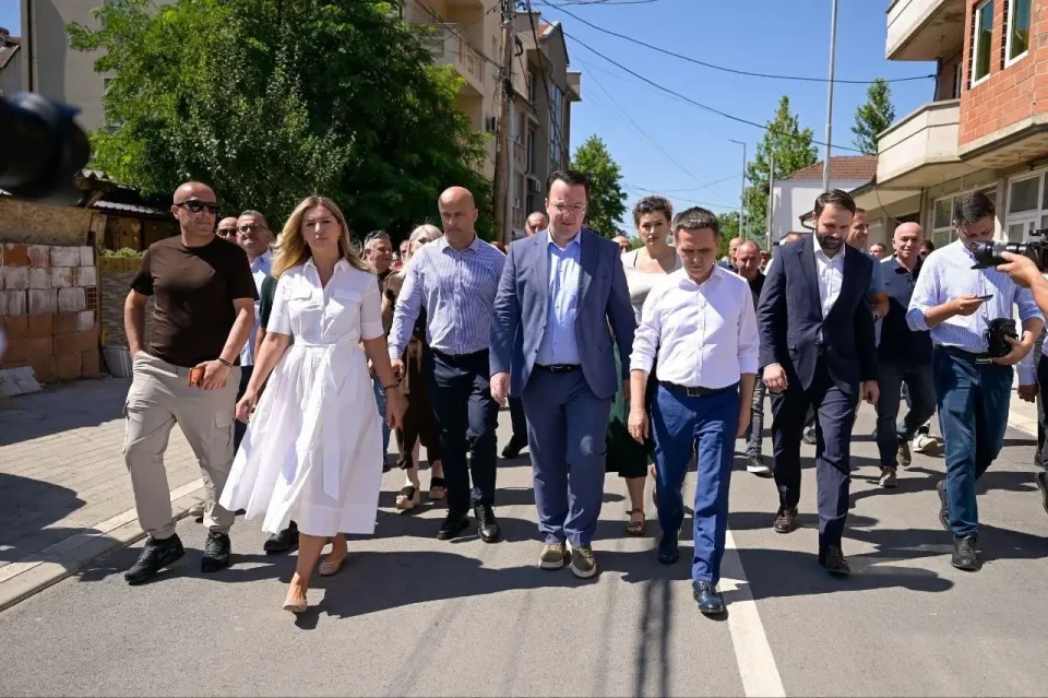 (ФОТОГАЛЕРИЈА) Николоски од Тетово: Во Тетово инвестираме преку 430 милиони денари, општината доживува инфраструктурен развој