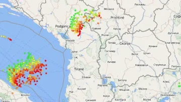 УХМР ПРЕДУПРЕДУВА: Силно невреме од Црна Гора се движи кон Македонија