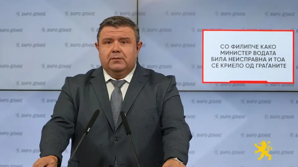 СКАНДАЛ: Со Филипче како министер водата била неисправна и тоа се криело од граѓаните, открива Мицевски