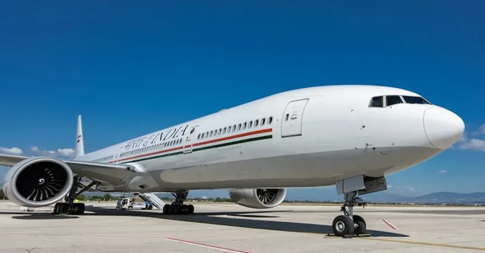 (ВИДЕО) ЏИНОТ ШТО ГО ВООДУШЕВИ СКОПЈЕ: Огромниот Боинг 777 на индиската претседателка беше вистински спектакл