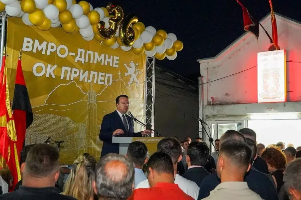 Николоски: ВМРО-ДПМНЕ е единствената партија со јасна определба за самостојна Македонија