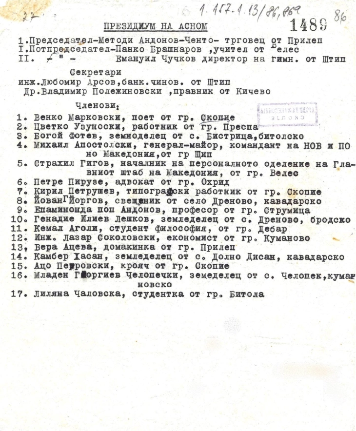 (ФОТО) ПО ПОВОД ИЛИНДЕН: Државниот архив претстави документи за темелите на македонската државност