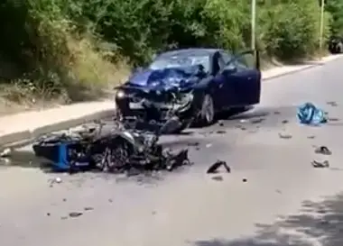 (ВИДЕО) МЛАД ЖИВОТ ЗГАСНА НА „РАДИШАНСКА“: 19-годишник загина при судир на мотоцикл и автомобил