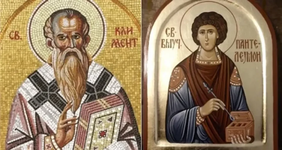 Верниците денес ги празнуваат Свети Климент Охридски и Свети Пантелејмон