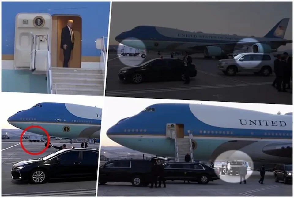 (ВИДЕО) КАКО ТРАМП ЈА НАПУШТИЛ ТУРЦИЈА: Се качил на еден авион пред камерите, па бил префрлен во друг со камион за достава