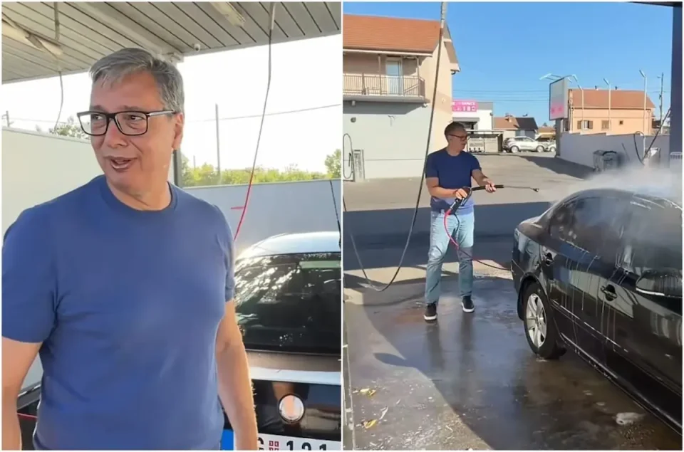 (ВИДЕО) ВУЧИЌ ГО МИЕШЕ АВТОМОБИЛОТ: Се борев со цревото и жетоните, ги заборавив теписите