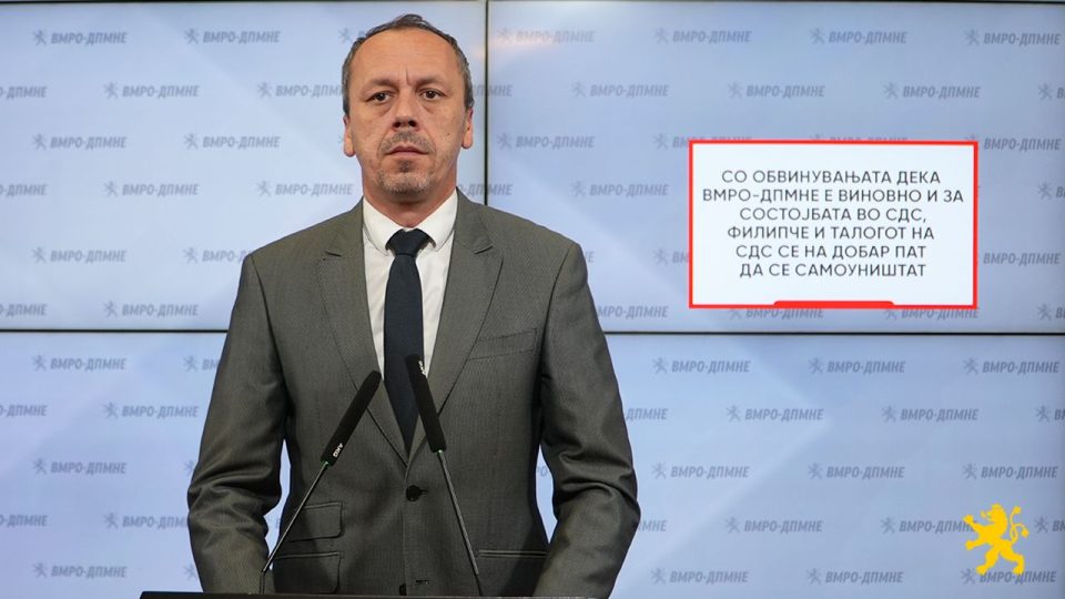 (ВИДЕО) Филипче и талогот на СДС се на добар пат да се самоуништат, кажа Петрушевски