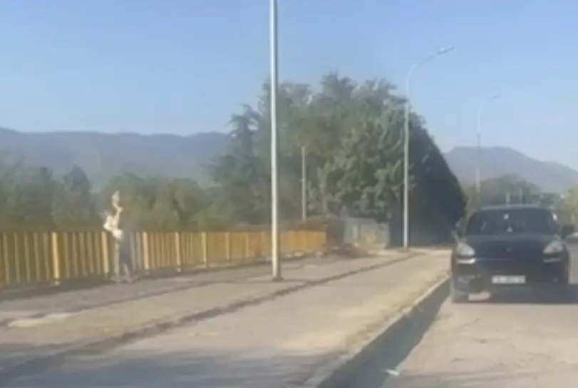 (ВИДЕО) ВОЗИ ПОРШЕ, А ФРЛА ЃУБРЕ ВО ЛЕПЕНЕЦ: Наместо да се засрами, таа мафта на камерата