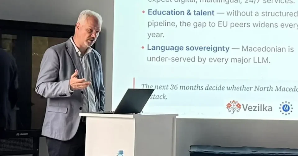 ТРАЈАНОВ ПРЕДУПРЕДУВА НА ДИГИТАЛНА КОЛОНИЗАЦИЈА: Државата мора да ги чува податоците и да создава сопствени ВИ-системи